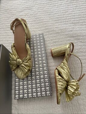 Gold Knot Slip-On Women’s Flat Heel